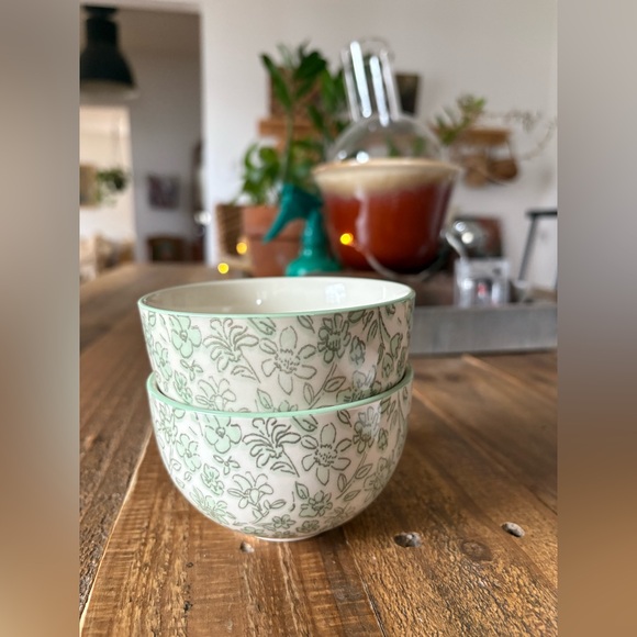 Floral Dipping Bowls, Set of Two - Picture 10 of 16